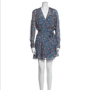 IRO Printed Mini Dress (M|US6)